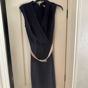 Antonio Melani blazer dress with belt (navy)